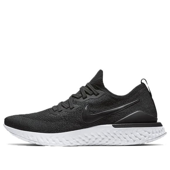 Nike Other - Nike Epic React Flyknit 2 Men's Size 12 Black/Black-White BQ8928 002